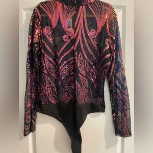 Sequins Body Suit
